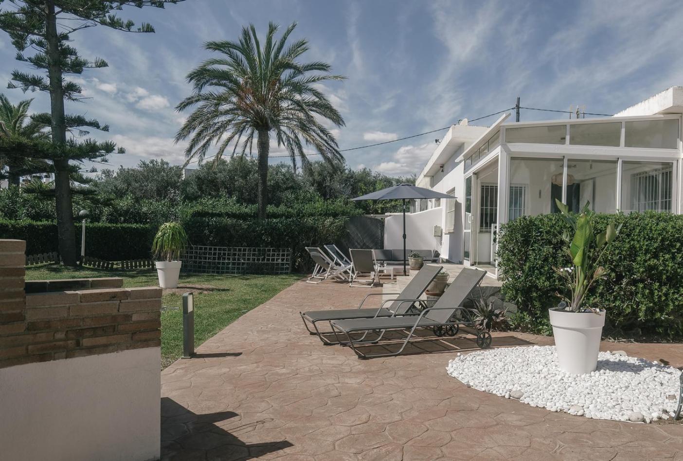 Casa Vesalia A 1A Linea De Mar Con Aa Y Wi-Fi. Villa Vinarós Exterior foto