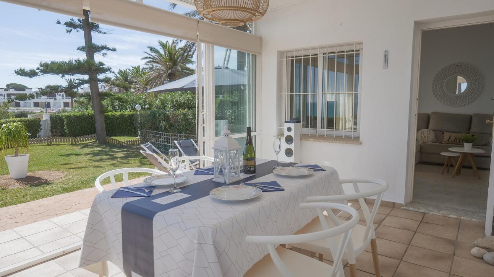 Casa Vesalia A 1A Linea De Mar Con Aa Y Wi-Fi. Villa Vinarós Exterior foto