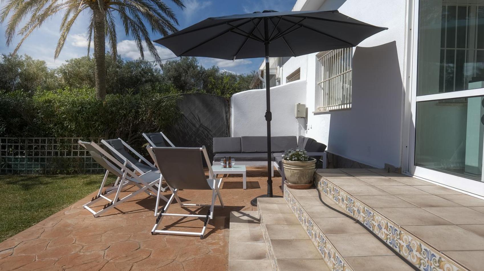 Casa Vesalia A 1A Linea De Mar Con Aa Y Wi-Fi. Villa Vinarós Exterior foto
